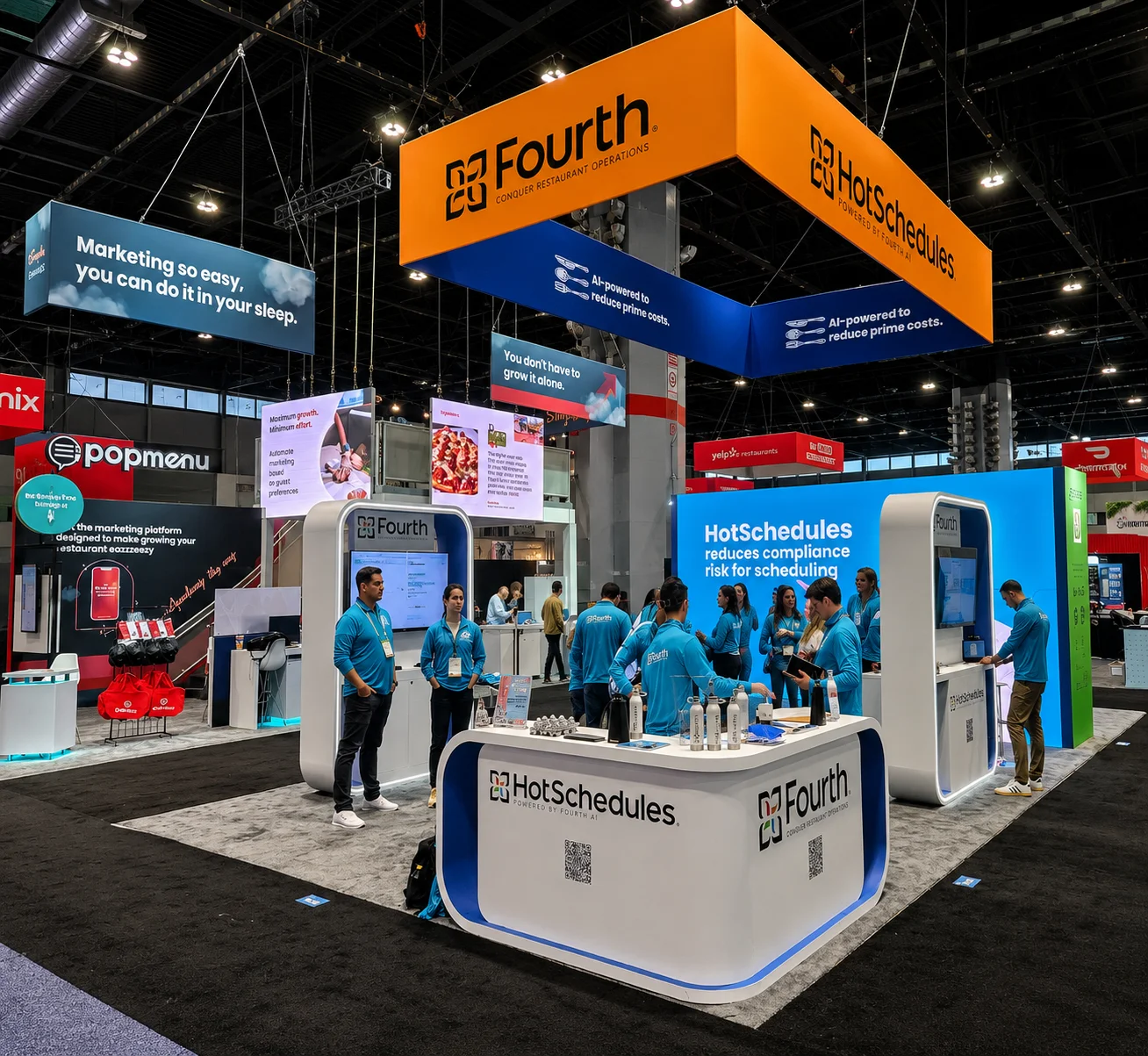 Fourth exhibition booth at NRA Show 2024