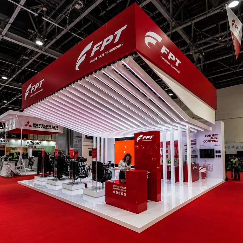 Custom exhibition stand design for AEEDC Dubai 2027